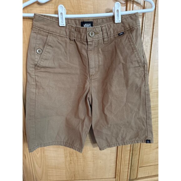 Vans Boys Khaki Chino Shorts Size 12 / 8”Inseam - Picture 2 of 7
